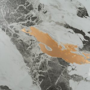 SPC стеновые панели серый мрамор и золото SPCSPB07 (2800×1220×3 мм)